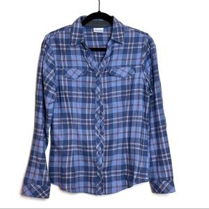Columbia L/S Flannel Shirt. Size: S